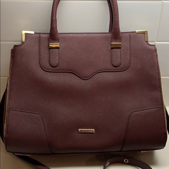 Rebecca Minkoff Amorous Satchel in Black Cherry - Picture 7 of 8